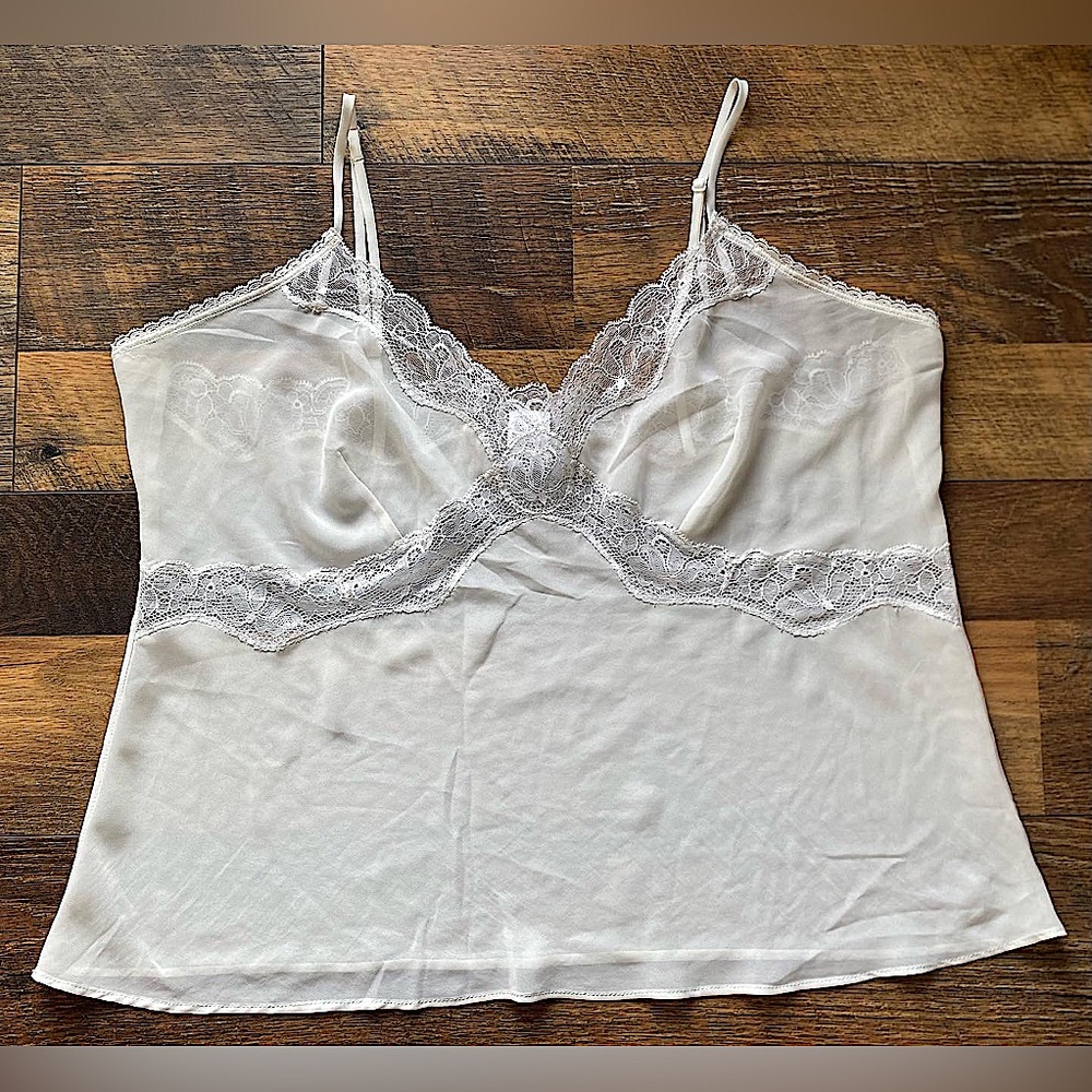 Vintage Vanity Fair Camisole White Size 38/44